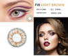 FW Light Brown Contact Lens