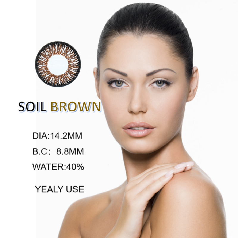 Soil Brown Contact Lens