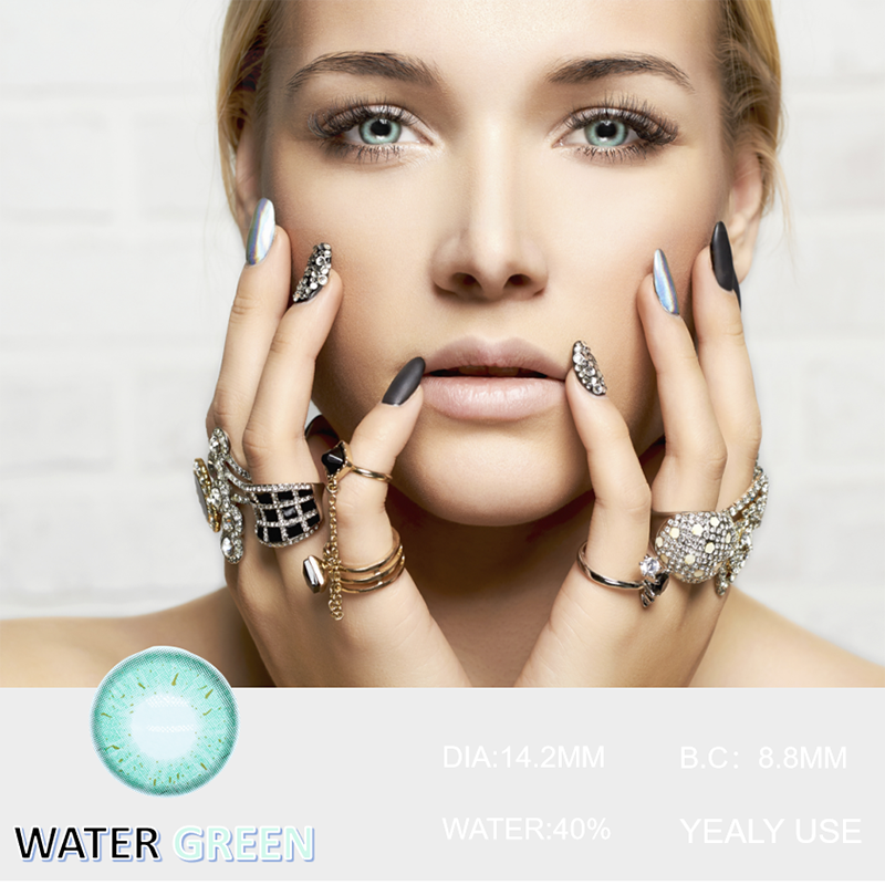 Water Green Contact Lens