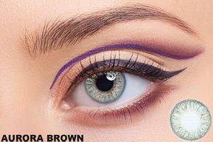Aurora Brown Contact Lens