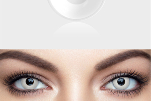 XM White Cosplay Contact Lens